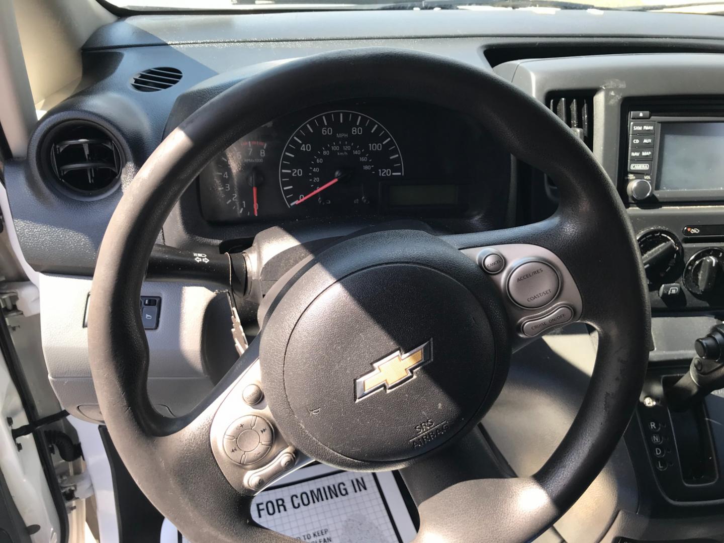 2015 White /Gray Chevrolet City Express LT (3N63M0ZN8FK) with an 2.0 V4 engine, Automatic transmission, located at 577 Chester Pike, Prospect Park, PA, 19076, (610) 237-1015, 39.886154, -75.302338 - Photo#12